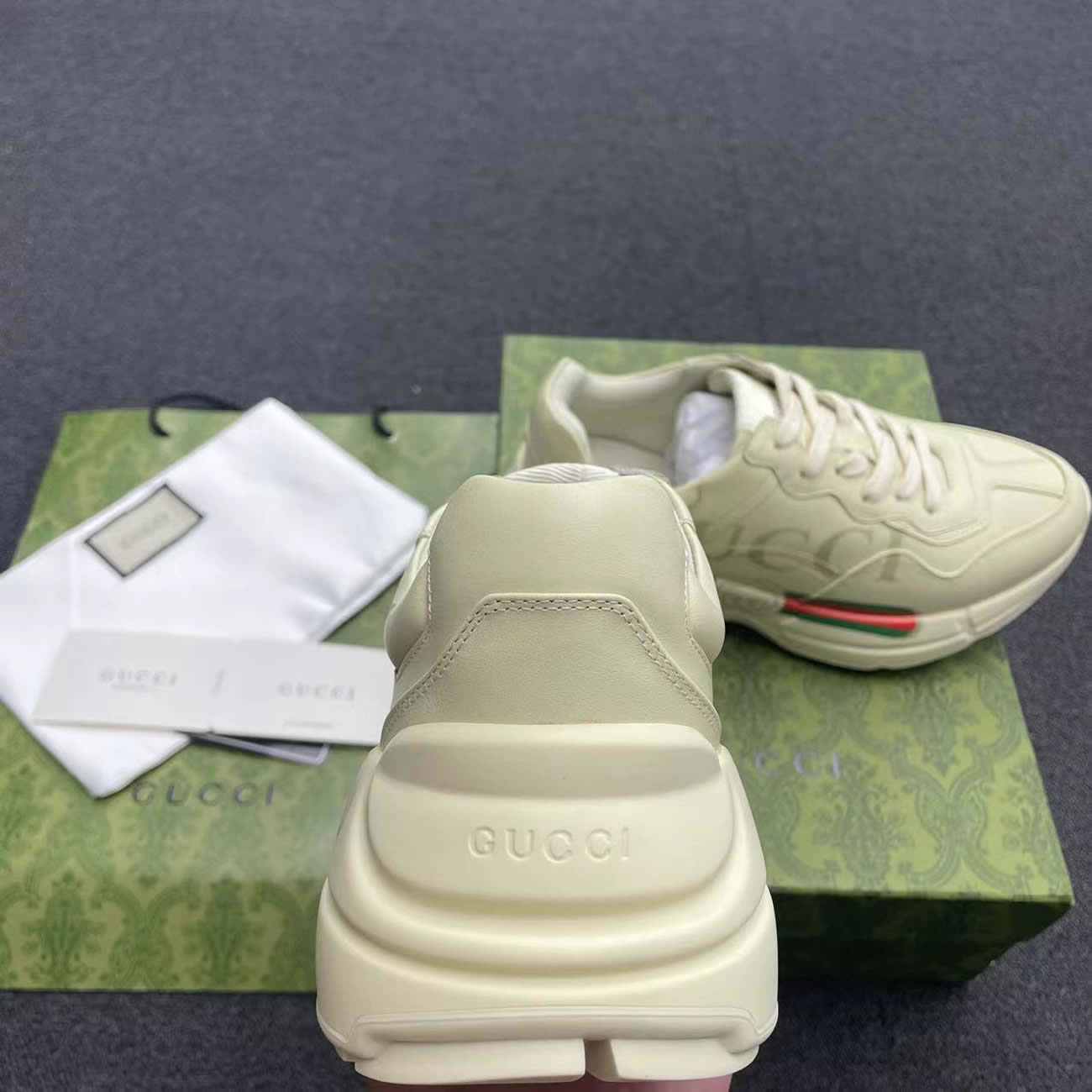 Gucci Rhyton Vintage Logo W 528892 Drw00 9522 (21) - newkick.vip